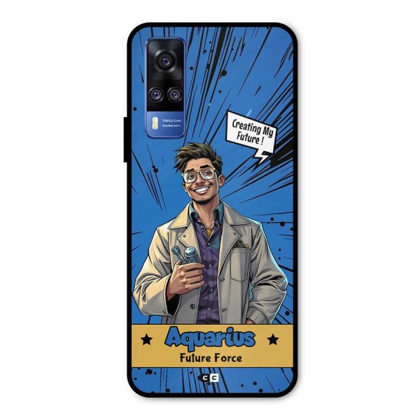 Aquarius Force Metal Back Case for Vivo Y31