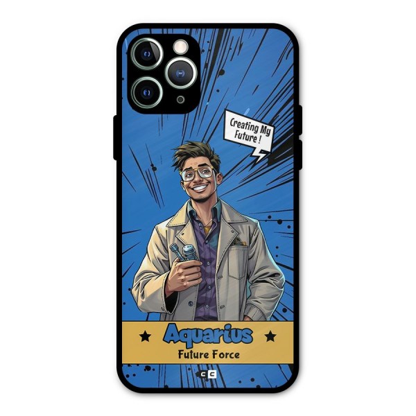 Aquarius Force Metal Back Case for iPhone 11 Pro Max