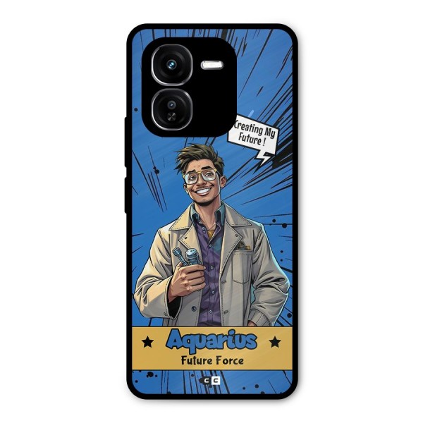 Aquarius Force Metal Back Case for iQOO Z9x