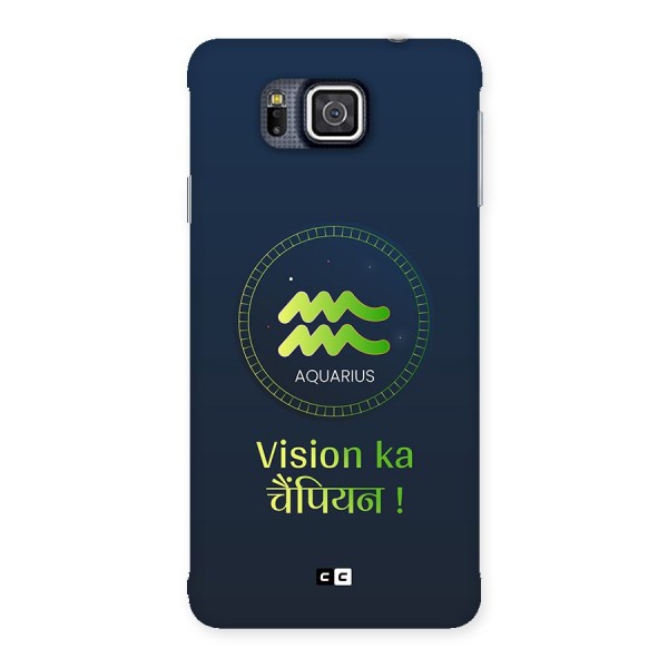 Aquarius Vision Back Case for Galaxy Alpha