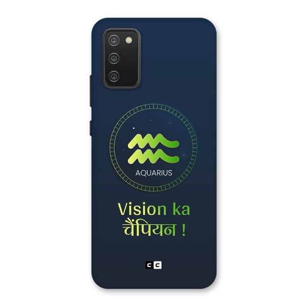 Aquarius Vision Back Case for Galaxy M02s