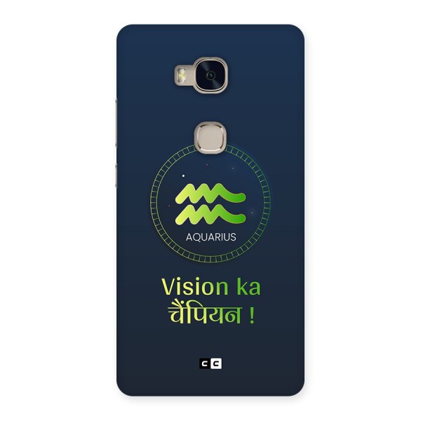 Aquarius Vision Back Case for Honor 5X