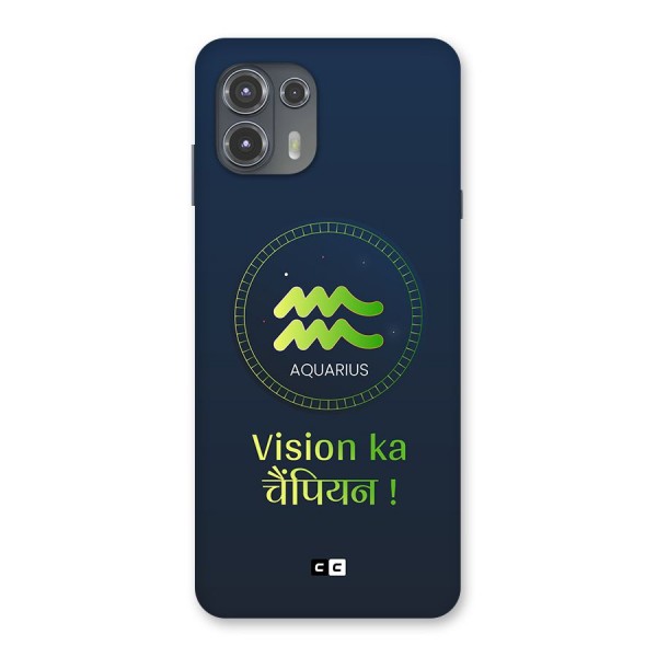 Aquarius Vision Back Case for Motorola Edge 20 Fusion
