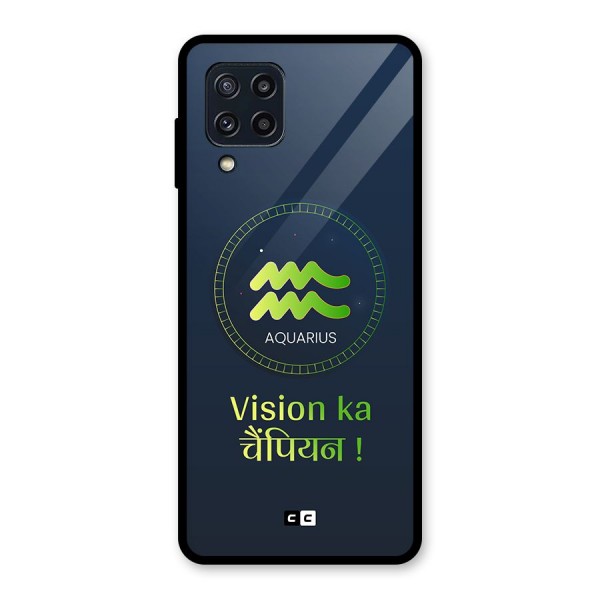 Aquarius Vision Glass Back Case for Galaxy M32
