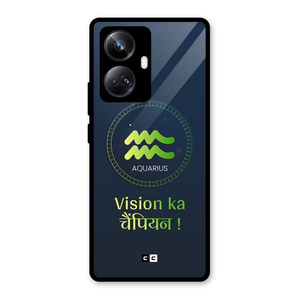 Aquarius Vision Glass Back Case for Realme 10 Pro Plus