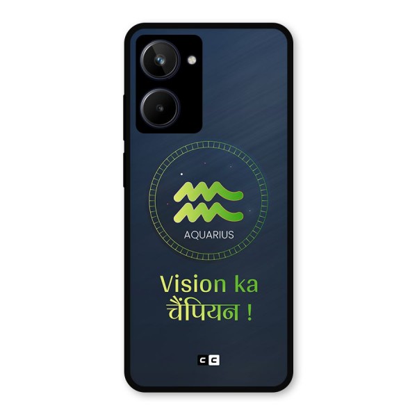 Aquarius Vision Metal Back Case for Realme 10