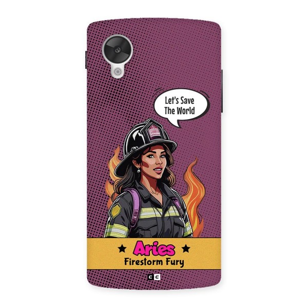 Aries Fury Back Case for Google Nexus 5