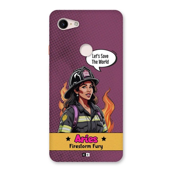 Aries Fury Back Case for Google Pixel 3 XL