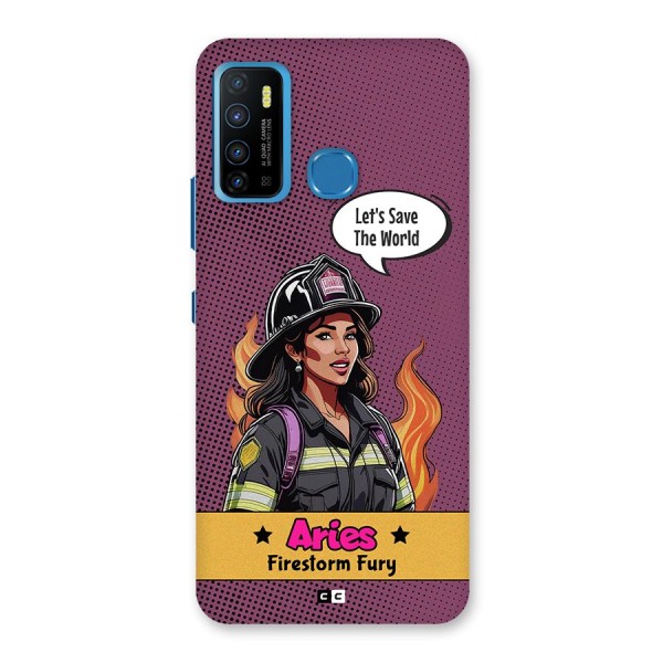 Aries Fury Back Case for Infinix Hot 9