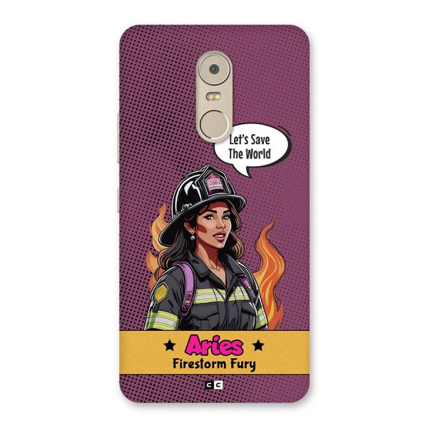 Aries Fury Back Case for Lenovo K6 Note