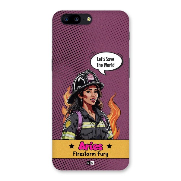 Aries Fury Back Case for OnePlus 5