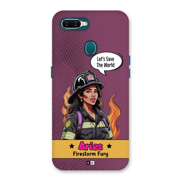 Aries Fury Back Case for Oppo A7