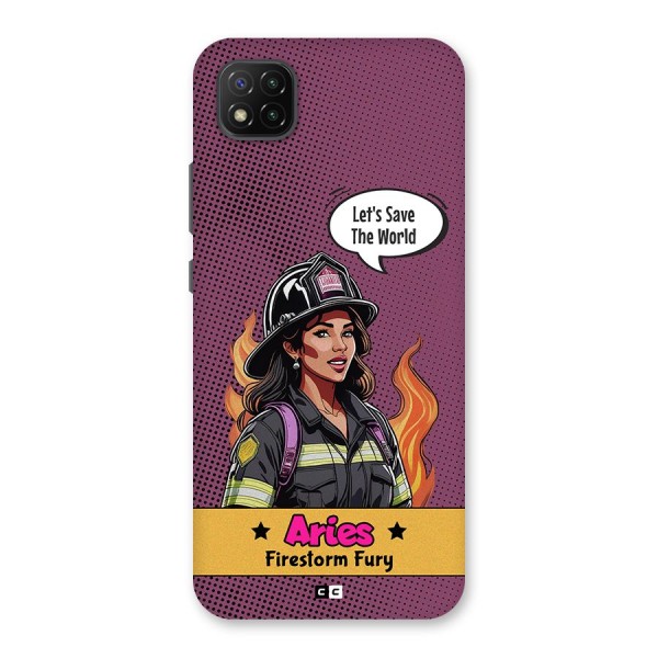 Aries Fury Back Case for Poco C3
