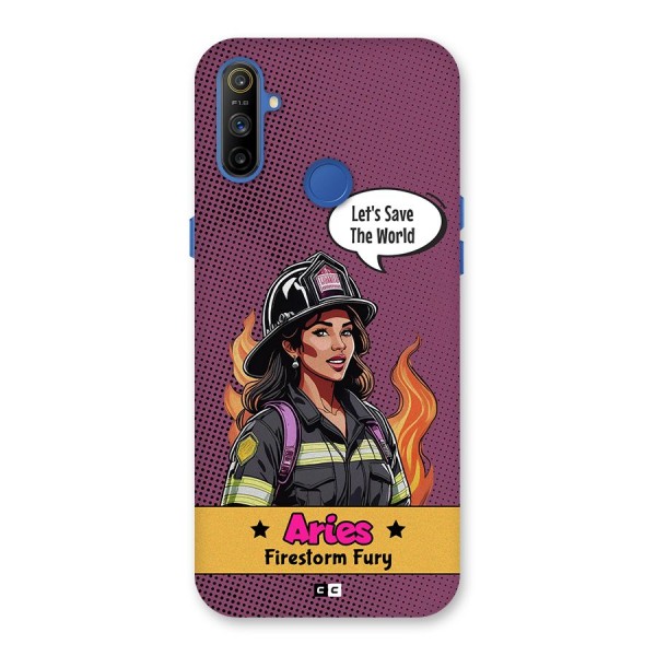 Aries Fury Back Case for Realme Narzo 10A