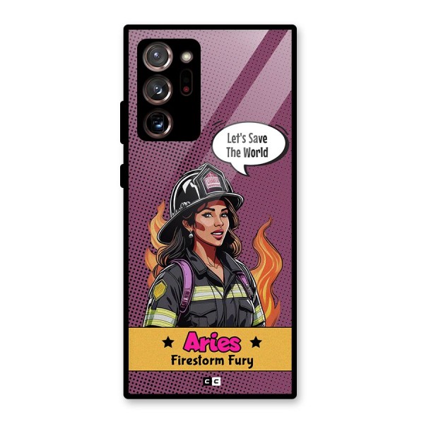 Aries Fury Glass Back Case for Galaxy Note 20 Ultra 5G