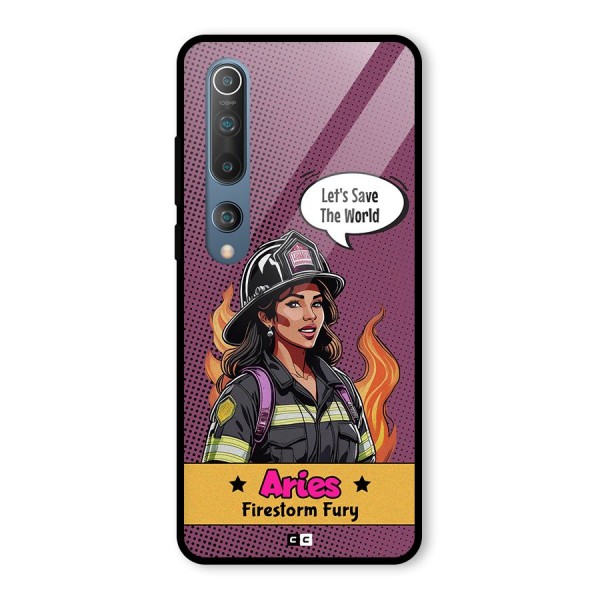 Aries Fury Glass Back Case for Mi 10