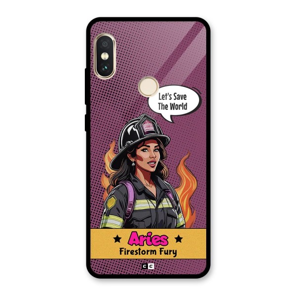 Aries Fury Glass Back Case for Redmi Note 5 Pro