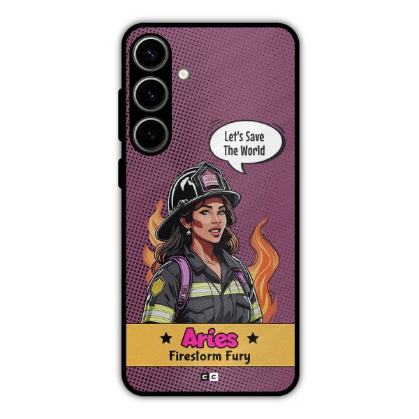 Aries Fury Metal Back Case for Galaxy S24 Plus