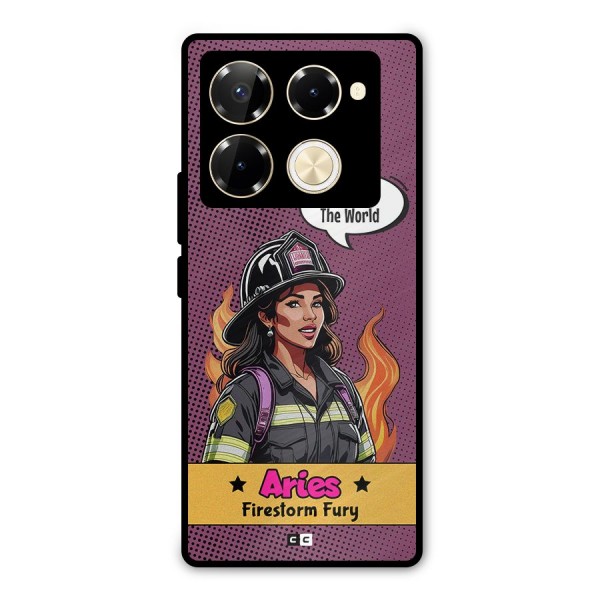 Aries Fury Metal Back Case for Infinix Note 40 Pro Plus