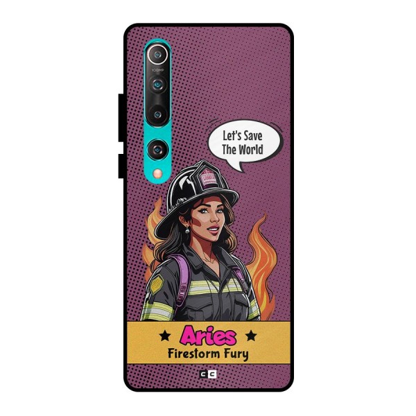 Aries Fury Metal Back Case for Mi 10