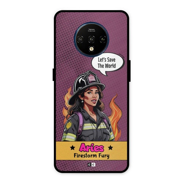Aries Fury Metal Back Case for OnePlus 7T