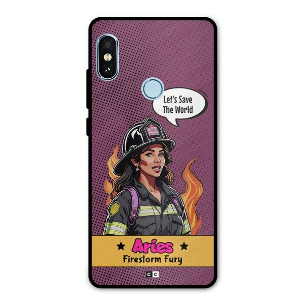 Aries Fury Metal Back Case for Redmi Note 5 Pro