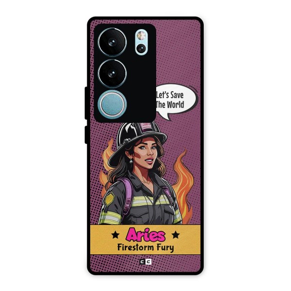 Aries Fury Metal Back Case for Vivo V29