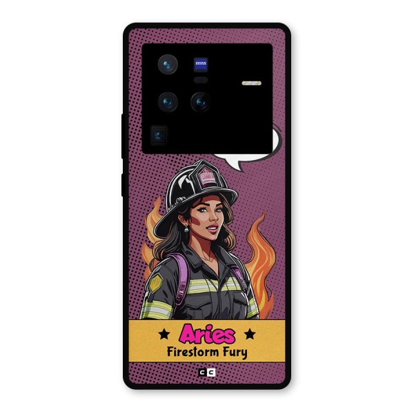 Aries Fury Metal Back Case for Vivo X80 Pro