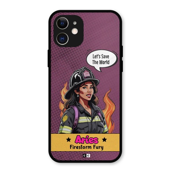 Aries Fury Metal Back Case for iPhone 12