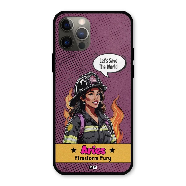 Aries Fury Metal Back Case for iPhone 12 Pro