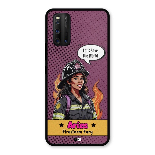 Aries Fury Metal Back Case for iQOO 3