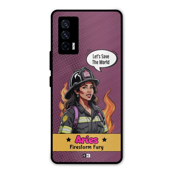 Aries Fury Metal Back Case for iQOO 7 5G