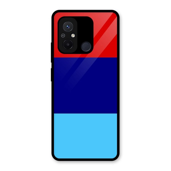 Armed Forces Stripes Glass Back Case for Redmi 12C