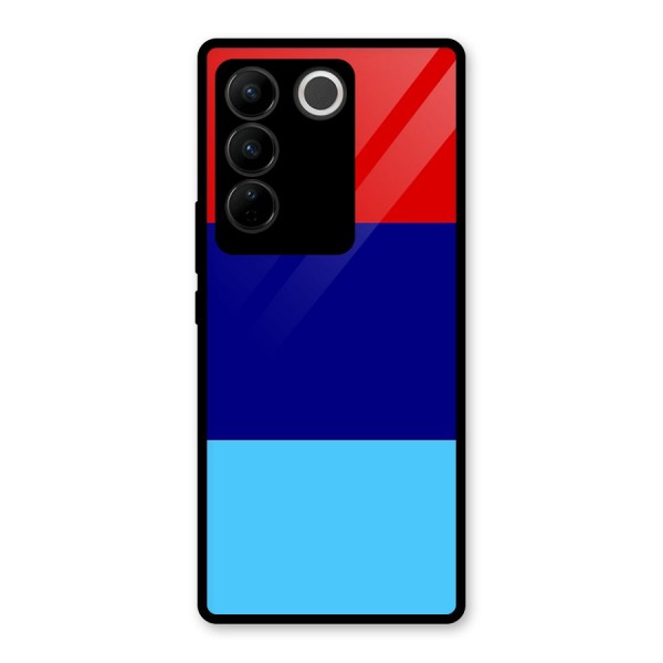 Armed Forces Stripes Glass Back Case for Vivo V27 Pro