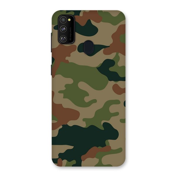 Army Camouflage Back Case for Galaxy M21