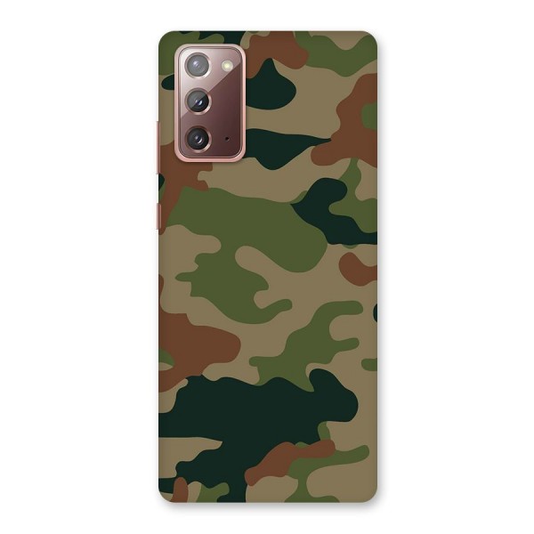 Army Camouflage Back Case for Galaxy Note 20