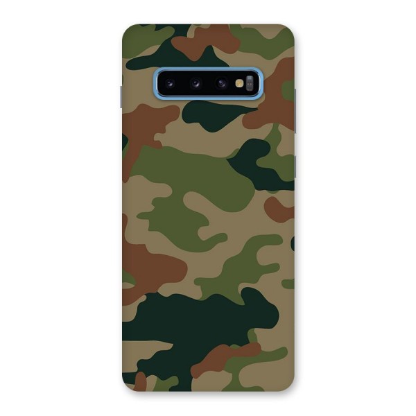 Army Camouflage Back Case for Galaxy S10 Plus