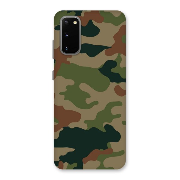 Army Camouflage Back Case for Galaxy S20
