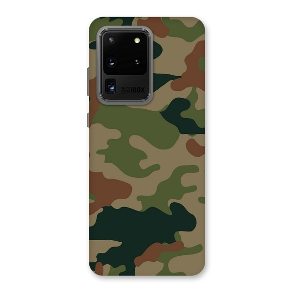 Army Camouflage Back Case for Galaxy S20 Ultra