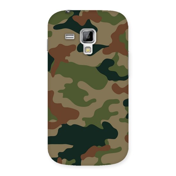 Army Camouflage Back Case for Galaxy S Duos