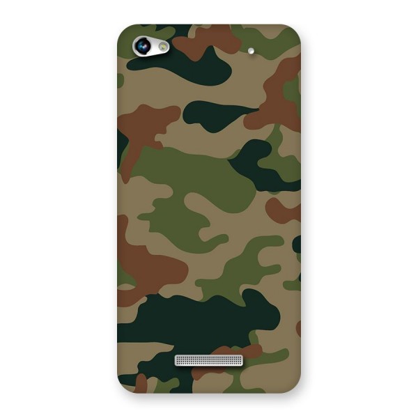 Army Camouflage Back Case for Micromax Hue 2