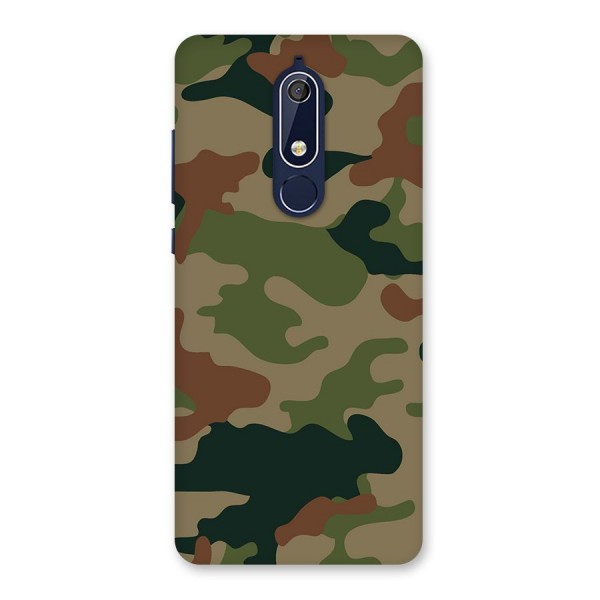 Army Camouflage Back Case for Nokia 5.1