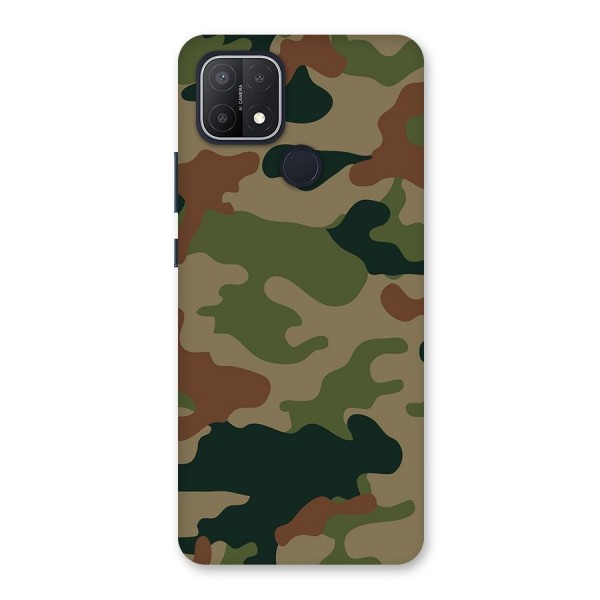 Army Camouflage Back Case for Oppo A15