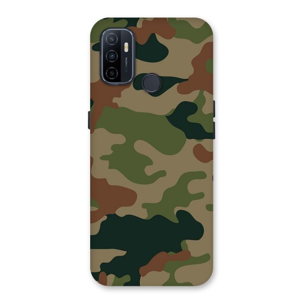 Army Camouflage Back Case for Oppo A32