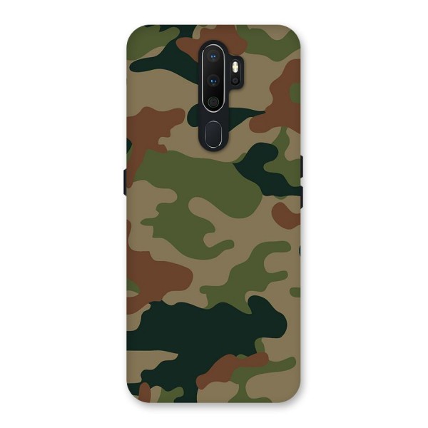Army Camouflage Back Case for Oppo A5 (2020)