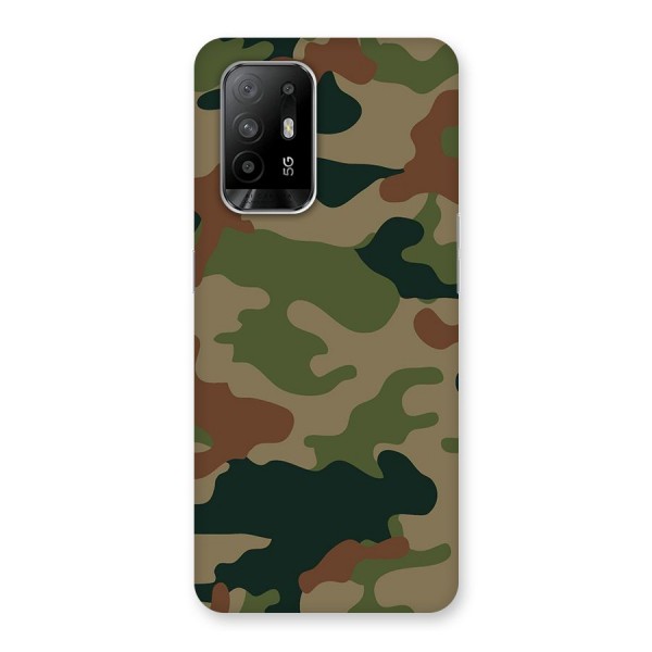 Army Camouflage Back Case for Oppo F19 Pro Plus 5G