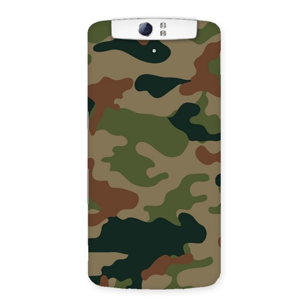 Army Camouflage Back Case for Oppo N1
