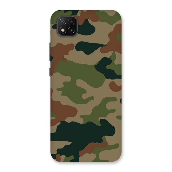 Army Camouflage Back Case for Poco C3