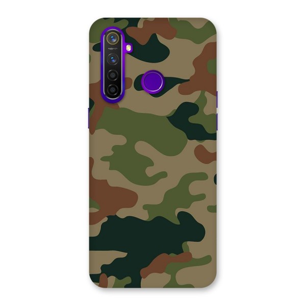Army Camouflage Back Case for Realme 5 Pro