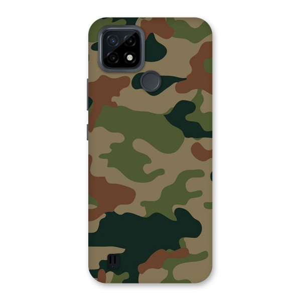 Army Camouflage Back Case for Realme C21